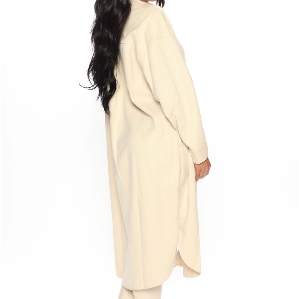 Fashion Nova Long Shacket Medium